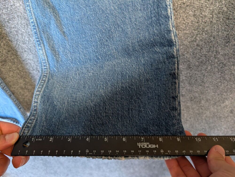 Abercrombie Jeans Women 33 16S 90s Baggy Low Rise Curve Love Distressed - Picture 10 of 15